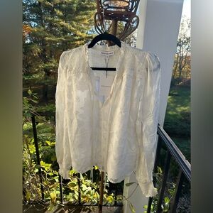 Karina Grimaldi NWT White Blouse